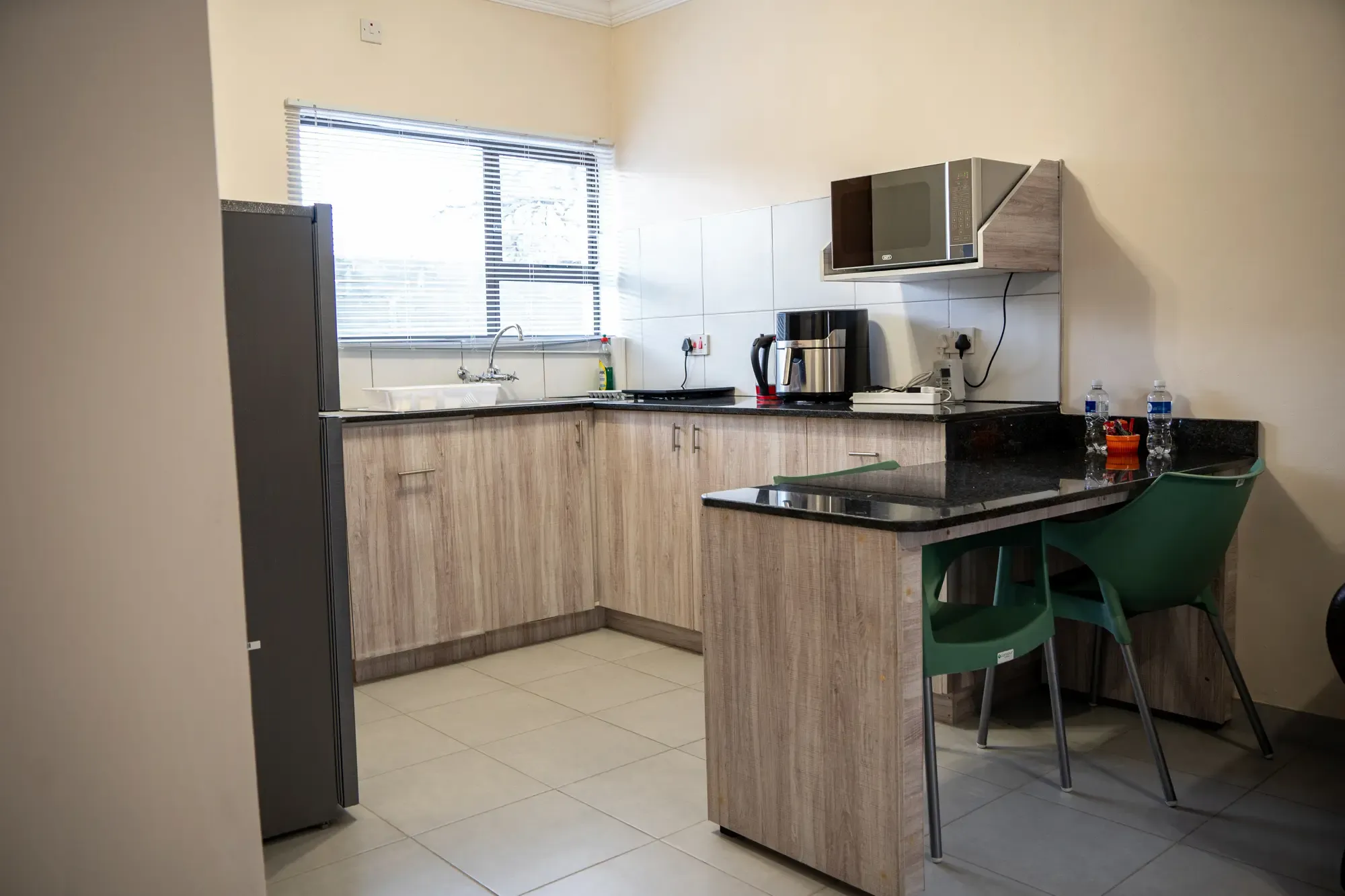 Self-catering kitchenette