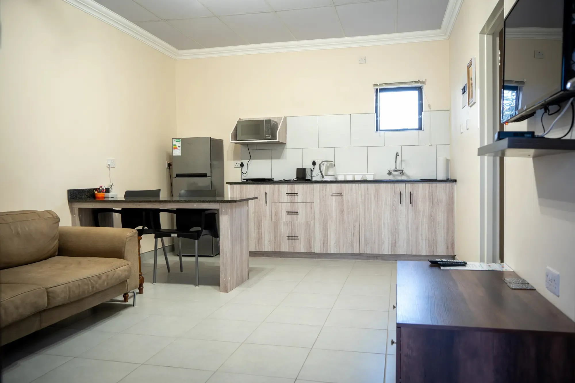 Quiet corner of the living area